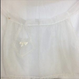 Apron White From The 50's SKU 000324-1